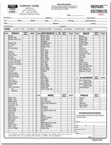 Bill Of Sale Car, Inventory Printable, Auto Body Repair Shops, Bill Of Sale Template, Estimate Template, Sale Template, Work System, Bill Of Sale, Excel Tutorials