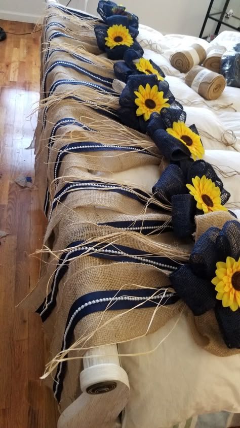 Royal Blue And Sunflower Wedding Theme, Navy And Burlap Wedding, Navy Blue Roses And Sunflower Wedding, Navy Blue Maroon And Sunflower Wedding, Navy Blue And Sunflower Wedding Ideas, Rustic Navy Blue Wedding, Navy And Sunflower Wedding, Navy Sunflower Wedding, Navy Blue And Sunflower Wedding