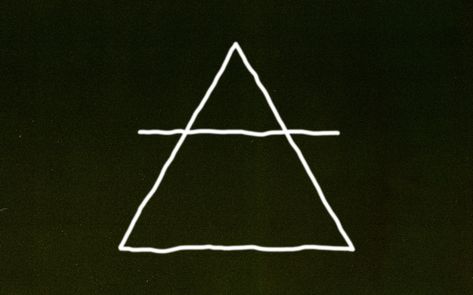 Air element  The symbol for Air as one of the four classical elements in alchemy is a triangle with a line through it. Air is used in rituals when a Wicca practitioner is drawing attention to wisdom or communication. It can also be used to symbolize the east or breath (life in general).  Represents: air, the east, the soul, life, communication, wisdom.  Used in rituals for: momentum, wisdom. Leo Witch, Doodle Abstract, Air Symbol, Witchcraft Tattoos, Witch Life, Witchcraft Symbols, Witch Symbols, Cool Wrist Tattoos, Magick Symbols