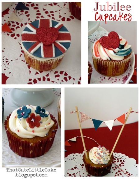 Jubilee Cupcakes, Royal Cupcakes, Jubilee Cake, Fondant Cupcake Topper, British Party, Vanilla Cream Cheese Frosting, Queen Royal, Coloured Icing, Training Ideas