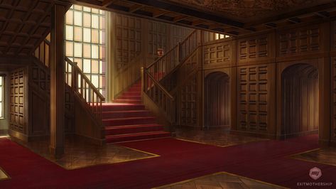 Julian Seifert-Olszewski - Background Art: Mansion Inside Mansions, Manga Background, Mansion Rooms, Episode Interactive Backgrounds, Minecraft Drawings, Episode Backgrounds, Old Mansion, Fantasy Background, Scenery Background