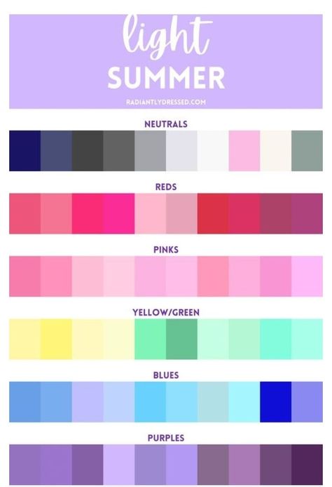 summer light Summer Light Cool Tone, Light Summer Color Makeup, Light Spring Light Summer, Light Summer Personal Color, Light Summer Color Palette Makeup, Light Summer Palette, Light Summer Colors, Light Summer Style, Light Summer Clothes