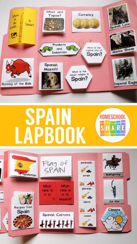 Spain Project Ideas, Spain Unit Study, Spain School Project, Spain Poster Board Project, Spain Activities For Preschool, Spain Activities For Kids, Spain Crafts For Kids, Spain Crafts, The Story Of Ferdinand