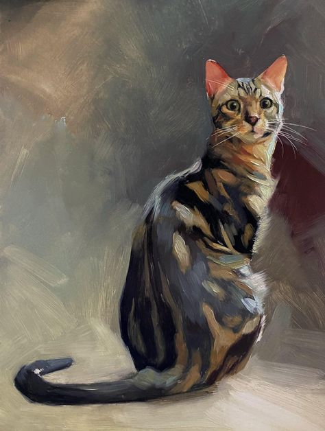 Jennifer Gennari, Painting Reference, Animal Portraits, Art Et Illustration, Cat Portraits, Cat Painting, Cat Drawing, Dog Portraits, Painting Style