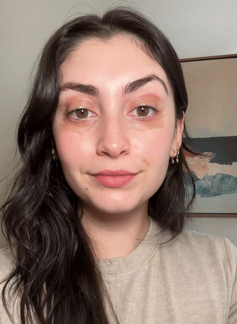 I Tried the Bronzer Undereye Hack From TikTok | POPSUGAR Beauty Bronzer Under Eyes, Dark Under Eye Makeup, Covering Dark Undereye Circles, Cover Dark Circles, Under Eye Makeup, Cream Bronzer, Dark Eye Circles, Covering Dark Circles, How To Apply Concealer