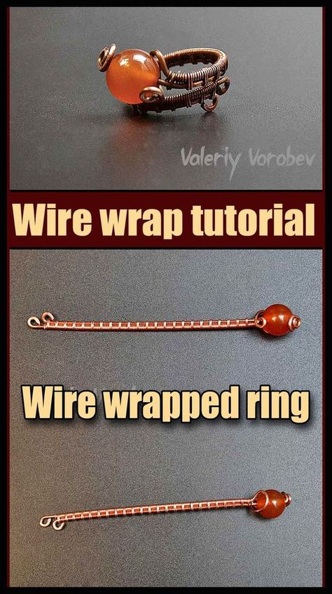 Simple Wire Wrap, Wire Wrap Rings, Rings Tutorial, Wire Rings Tutorial, Wire Wrapping Tools, Wire Weaving Tutorial, Diy Wire Jewelry Rings, Wire Jewelry Rings, Wire Wrapping Techniques