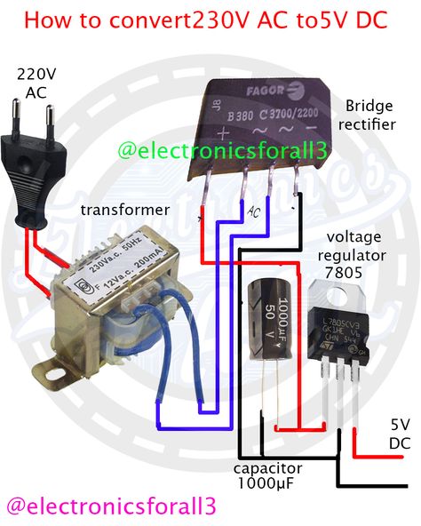 Simple Electronics, Iot Projects, Ac To Dc, Simple Circuit, Electronic Projects, Power Electronics, Electronic Schematics, Electrolytic Capacitor, All Mobile Phones