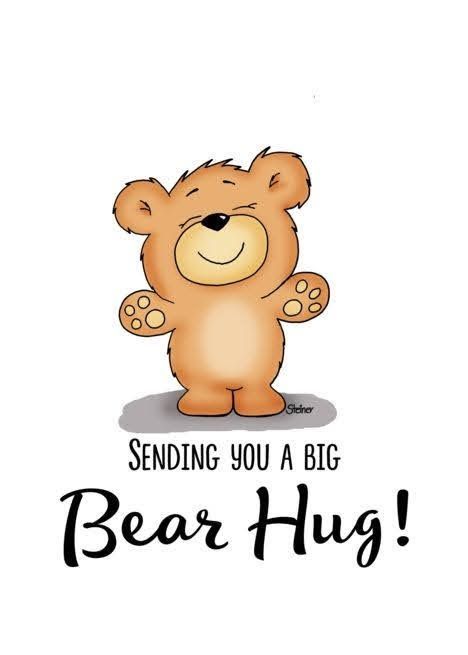 Bear Hug Quotes, Hug Images, Hug Card, Good Morning Hug, Money And Success, Cute Friendship Quotes, Teddy Bear Hug, Hug Gif, Hugs And Kisses Quotes