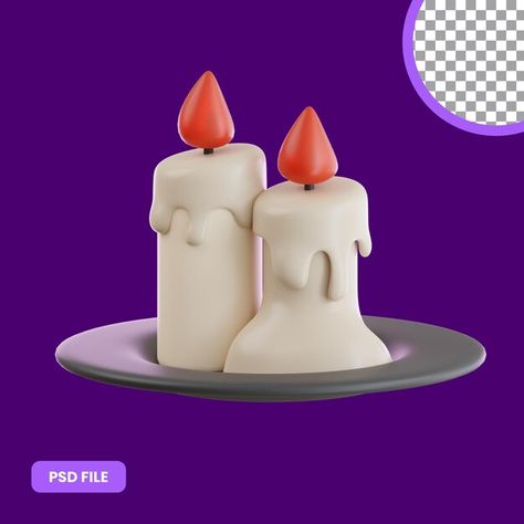 Zombie Cartoon, Props Ideas, Halloween Candle, Candle Art, 3d Icons, Halloween Candles, 3d Artwork, 3d Assets, Mobile Game