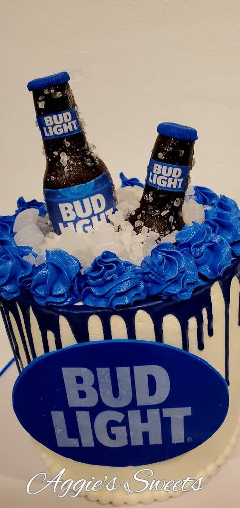 Bud Light Birthday, Bud Light Cake, Dad Birthday Cakes, Michelada, Bud Light, 50th Birthday Party, Dad Birthday, 50th Birthday, Birthday Parties