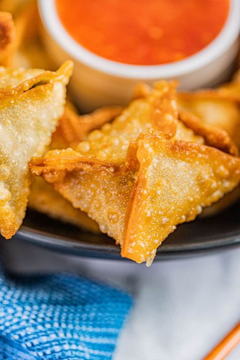 Sausage And Cheese Wontons, Baked Sausage And Pepper Jack Wontons, Sausage And Cream Cheese Wontons, Baked Sausage And Cheese Mini Wontons, Fried Pork Wonton Recipes, Sausage Wontons, Cheese Rangoons, Cheese Rolls Recipe, Cream Cheese Rangoons