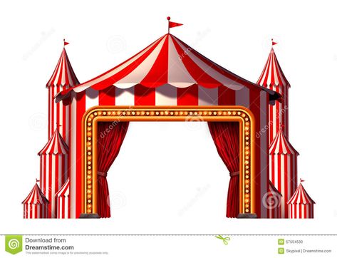 Curtain With Lights, Circus Stage, Carnival Tent, Circus Crafts, Carnival Birthday Party Theme, Circus Decorations, Toy Theatre, Circus Tent, Tent Design