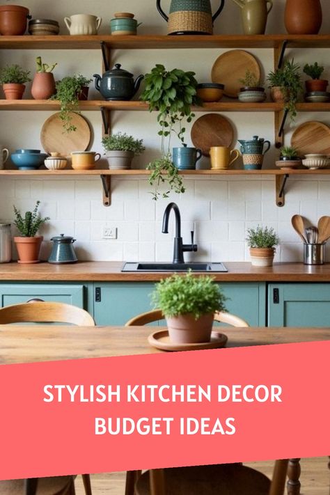 Stylish Kitchen Decor Budget Ideas Affordable Kitchen Decor, Kitchen Decor On A Budget, Stylish Kitchen Decor, Custom Backsplash, Stylish Bedroom Decor, Trendy Lighting, Affordable Kitchen, Chic Bedroom Decor, Chic Wall Art