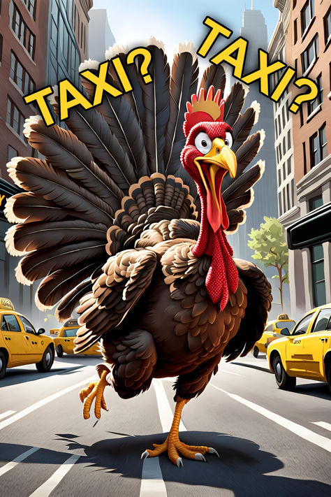 Thanksgiving cartoon turkey art: He is running through city streets trying to catch a cab. Funny Thanksgiving Memes, Cartoon Thanksgiving, Thanksgiving Meme, Turkey Cartoon, Cartoon Turkey, Meme Art, Have A Happy Holiday, Turkey Thanksgiving, Funny Birds