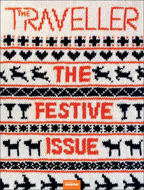 Coverjunkie | The Traveller - Coverjunkie Christmas Magazine, Magazine Cover Ideas, Easy Jet, Jet Magazine, Christmas Graphic Design, Instagram Graphics, Christmas Cover, Typography Branding, Editorial Layout