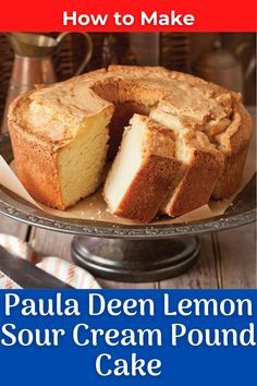 How to Make Paula Deen Lemon Sour Cream Pound Cake at Home #paula #pauladeen #pauladeenlemonsourcream #pauladeenpoundcake #pauladeenlemonsourcreampoundcake #pauladeenrecipe #pauladeenlemoncake #pauladeencake #pauladeencakerecipes #pauladeencakesbaking #pauladeenlemonsourcreampoundcakerecipe #pauladeenpoundcake #pauladeenpoundcakerecipe #pauladeenpoundcakesourcream Sour Cream Pound Cake Paula Deen, Sour Cream Pound Cake Recipe Paula Dean, Paula Dean Pound Cake Recipe, Paula Deen Sour Cream Pound Cake, Paula Deen Cream Cheese Pound Cake, Paula Deen Pound Cake Recipe, Paula Deen Pound Cake, Sprite Pound Cake Recipe, Lemon Sour Cream Pound Cake