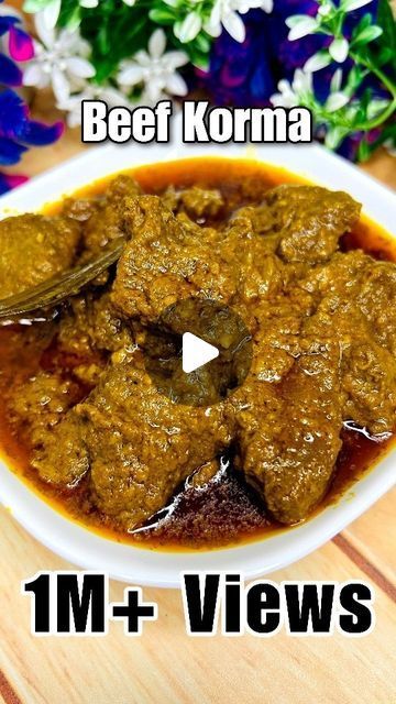 Beef Korma, Mutton Korma, Korma Recipe, Chicken Korma, Baby Eyes, Food Breakfast, Dinner Food, Youtube Link, Breakfast Lunch Dinner