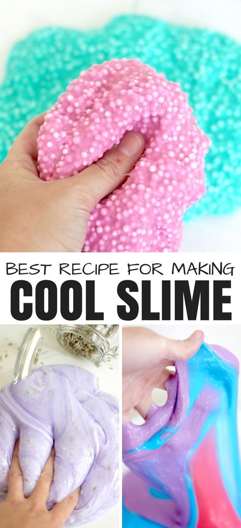 Simple Slime Recipe With Borax for Easy Slime |Little Bins fior Little Hands Slime With Borax, Borax Slime Recipe, Ultimate Slime, Sensory Activities For Preschoolers, Cool Slime Recipes, Homemade Slime Recipe, Borax Slime, Edible Slime, Easy Slime Recipe