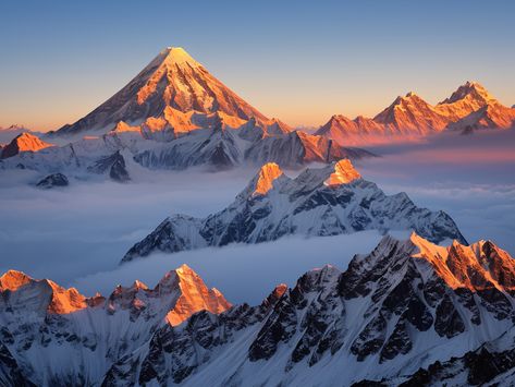 Discover Nepal's Beauty: Poon Hill Golden Hour Inspiring Landscapes, Awe Inspiring, Golden Hour, Nepal, Beauty