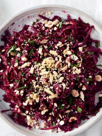 Balsamic Sweet Potatoes, Beet Slaw, Epicurious Recipes, Winter Salads, Raw Beets, Fresh Beets, Squash Salad, Spiced Pecans, Beet Recipes