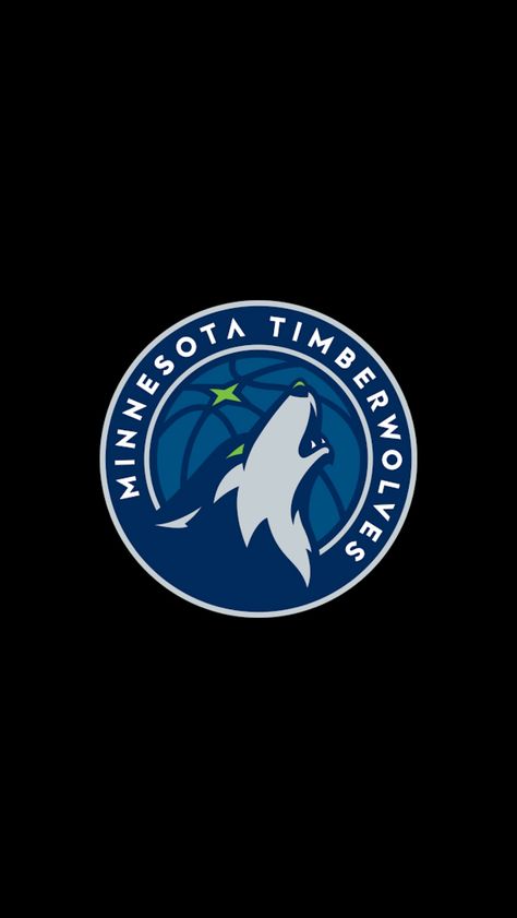 Minnesota Timberwolves Logo, Minnesota Timberwolves Wallpaper, Warriors Basketball Logo, Timberwolves Wallpaper, Timber Wolves, Nba Pics, Nba Wallpaper, Basket Nba, Logo Wallpaper Hd