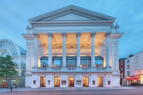 The Royal Opera House entrance on Bow Street © ROH 2012 Royal Opera House London, Palace Architecture, The Royal Opera House, Garden Interior, House In London, Royal Opera House, Show House, House London, London Landmarks