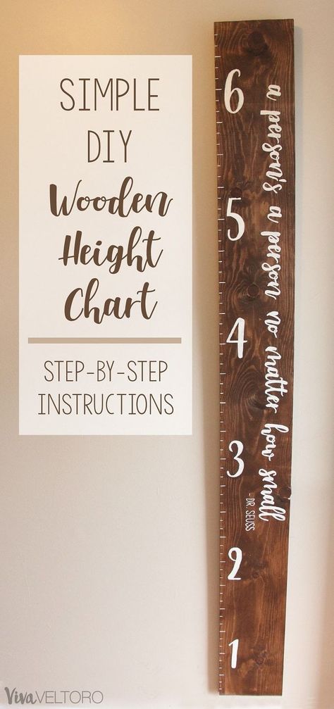 Height Chart Diy, Growth Chart Ruler Diy, Growth Charts Diy, Wooden Ruler Growth Chart, Growth Chart For Kids, Kid Height Ruler, Wooden Height Chart, Perlengkapan Bayi Diy, Growth Ruler