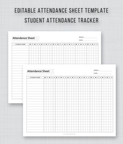 Grading Sheet Template Free Printable, Free Attendance Sheet Printable, Printable Attendance Sheets Free, Attendance Sheet Template Free Printable, Classroom Attendance Chart, Attendance Sheets, Grade Book Printable, Student Attendance Sheet, Grade R Worksheets