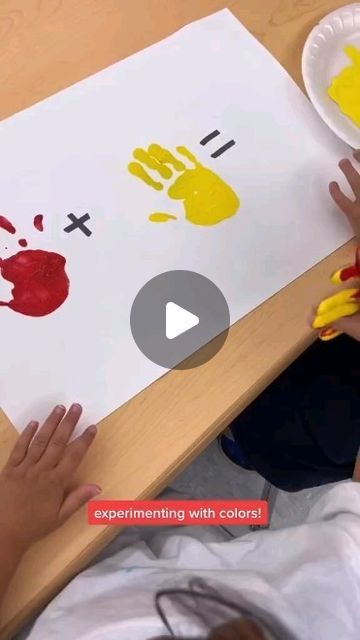 3,752 likes, 43 comments - keep.kids.busy op July 23, 2023: "Thanks @mandysmunchkins_ ! What do you get when you mix red and yellow? Blue and red? Kids delight in this messy, hands-on, exciting hand...". Messy Art For Kids, Mixing Colors Activities, Color Mixing Activities, Painting Color Mixing, How To Make Red, Keep Kids Busy, Physical Activities For Kids, Kids Painting, Red Day