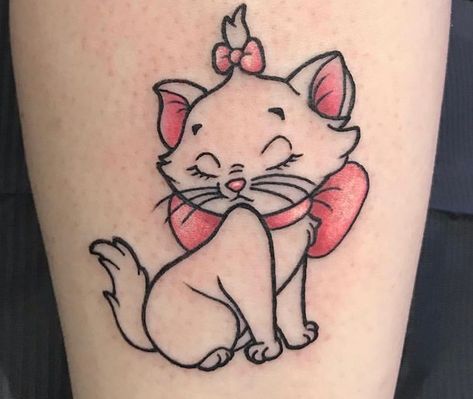 Turning Red Tattoo, Marie Cat Tattoo, Ratatouille Tattoo, Marie Aristocats Tattoo, Marie Tattoo, Aristo Cats Tattoo, Marie Tattoo Aristocats, Aristocats Tattoo, Marie Tattoo Aristocats Outline