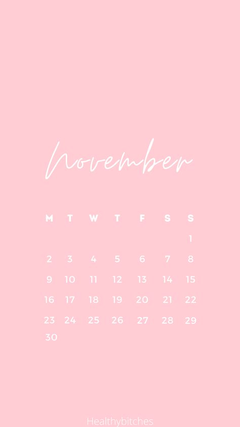 Pink November Calendar 2024, Pink November Wallpaper, November Things, Pink November, Seasonal Wallpaper, Pink Calendar, Ig Quotes, Pink Wallpaper Ipad, November Wallpaper