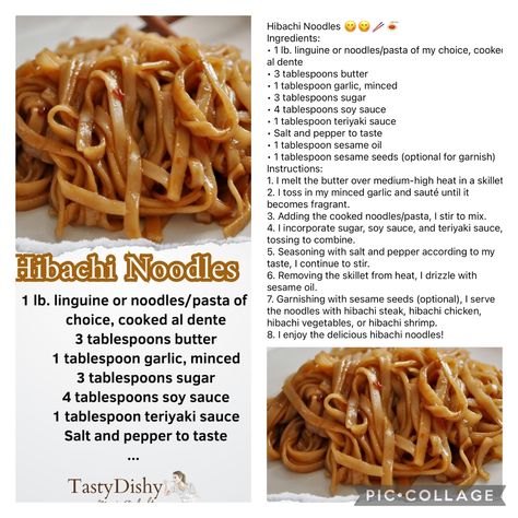 Ichiban Noodles Recipes, Hibachi Noodles, Hibachi Recipes, Homemade Chinese Food, Noodle Recipes Easy, Chinese Cooking Recipes, Easy Chinese Recipes, Pasta Dinner Recipes, Chinese Cooking