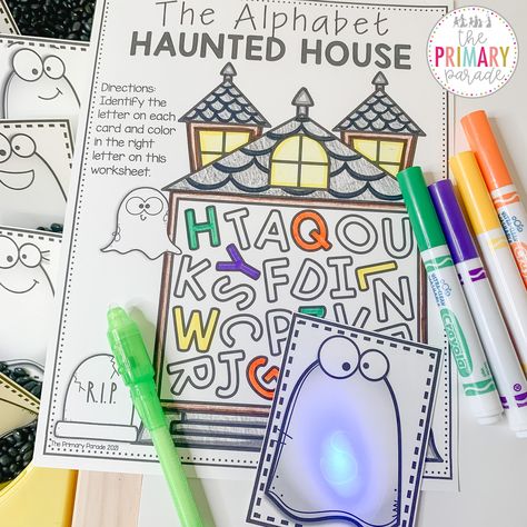 Ghost Activities, Halloween Literacy Activities, Halloween Stations, Halloween Literacy, Prek Activities, Halloween Centers, Halloween Kindergarten, Halloween Writing, Halloween Printables Free