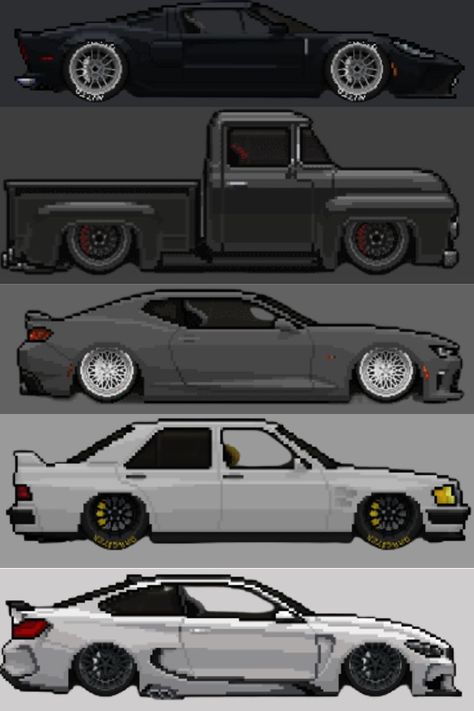 Pixel Car Racer Wallpaper, Racer Wallpaper, Pixel Car Racer, Pixel Car, Initial D Car, Toyota Cressida, Bmw Art, Mobile Logo, Cool Car Drawings