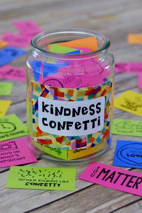 Kindness Confetti® Set 3: Be Intentional With Your Acts of | Etsy Kindness Messages, Kindness Confetti, Kindness Activity, Kindness Notes, Kindness Club, Kindness Like Confetti, Throw Kindness Around Like Confetti, Kindness Cards, Cards For Students