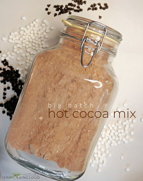 Huge flip top jar of homemade hot cocoa mix. Cocoa Mix Recipe Homemade, Best Homemade Hot Cocoa Mix Recipe, Homemade Hot Cocoa Mix Recipe, Cocoa Mix Recipe, Hot Cocoa Mix Recipe, Homemade Hot Chocolate Mix, Homemade Hot Cocoa, Hot Cocoa Mix, Hot Cocoa Recipe