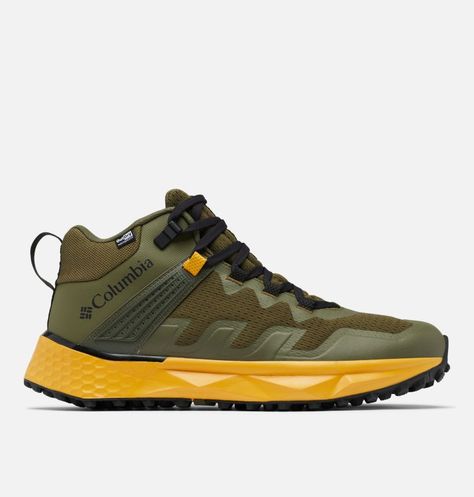 Trail Running Gear, Mens Hiking Shoes, Mens Hiking Boots, Waterproof Hiking Shoes, Mesh Shoes, Hiking Gear, Mens Green, Columbia Sportswear, Outdoor Shoes