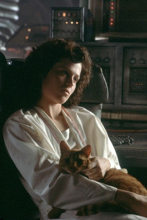 Ripley and Jonesey Alien Ridley Scott, Alien Sigourney Weaver, Alien Ripley, Conquest Of Paradise, Alien Franchise, Alien Movies, Ellen Ripley, Alien Movie, Alien 1979