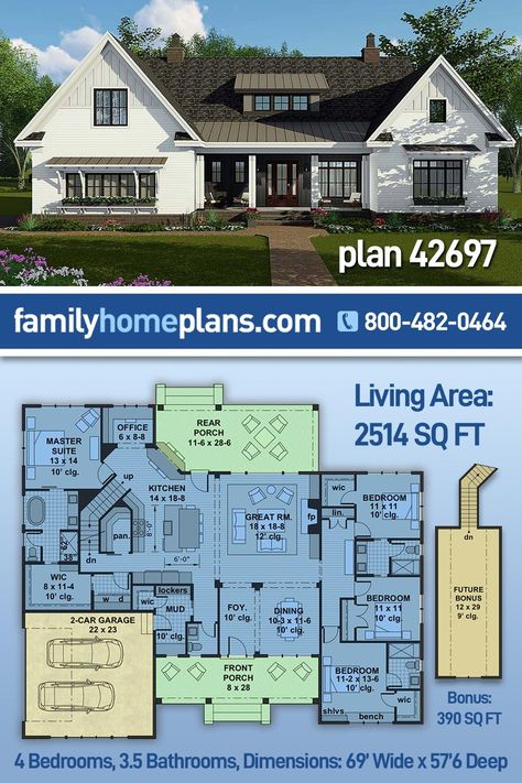 3 Bedroom Ranch With Office, 2500 Sq Ft Ranch House Plans, 4 Bedroom House With Basement, 3000 Sqft House Plans Layout, Ranch Style House Plans 4 Bedroom, 4 Bedroom House Plans With Office, One Story Floor Plans 4 Bedroom, 4 Bedroom House Plans With Basement, 4bedroom House Plans Simple