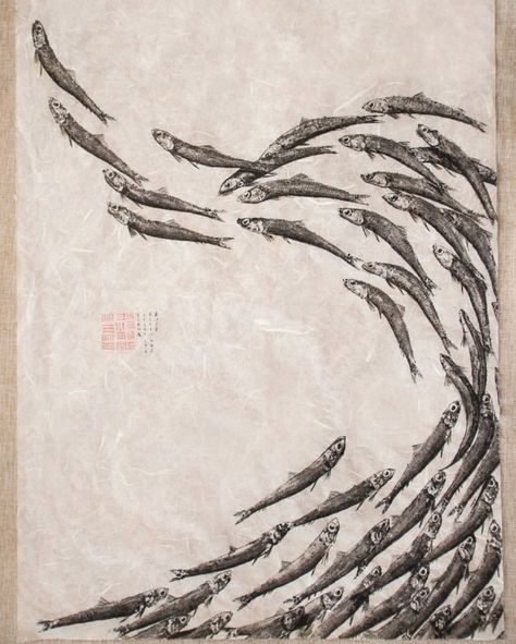 Gyotaku Fish Printing, Fish Swimming Drawing, Linocut Art Ideas, Sardines Art, Tattoo Aftercare, White Fish, Custom Tattoo Design, Fish Swimming, Arte Inspo