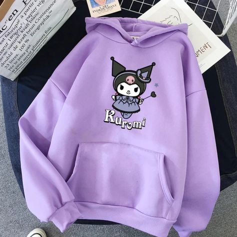 Gothic Hoodies, Plus Size Gothic, Hello Kitty Kuromi, Rose Clothing, Y2k Long Sleeve, Harajuku Outfits, Y2k Tops, Funny Prints, Cute Sweatshirts