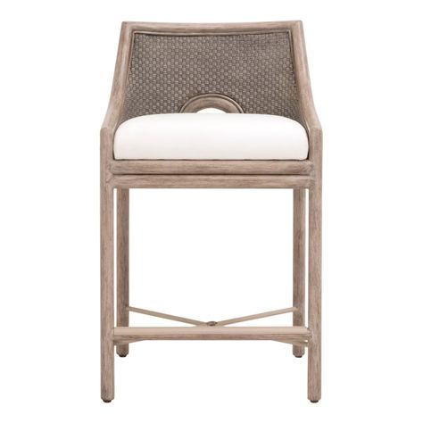 Adamo Counter Stool Bar Setting, French Gray, Accent Side Table, Loungers Chair, Ottoman Stool, Office Desk Decor, French Grey, Bedroom Night Stands, Fabric Seat