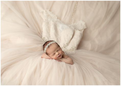 Newborn And Wedding Dress Photo Ideas, Newborn On Wedding Dress, Wedding Dress And Newborn Photo Shoot, Newborn With Wedding Dress, Wedding Dress Newborn Pictures, Newborn Photography Wedding Dress, Baby Wedding Dress Pictures, Newborn Wedding Dress Pictures, Baby Wedding Dress