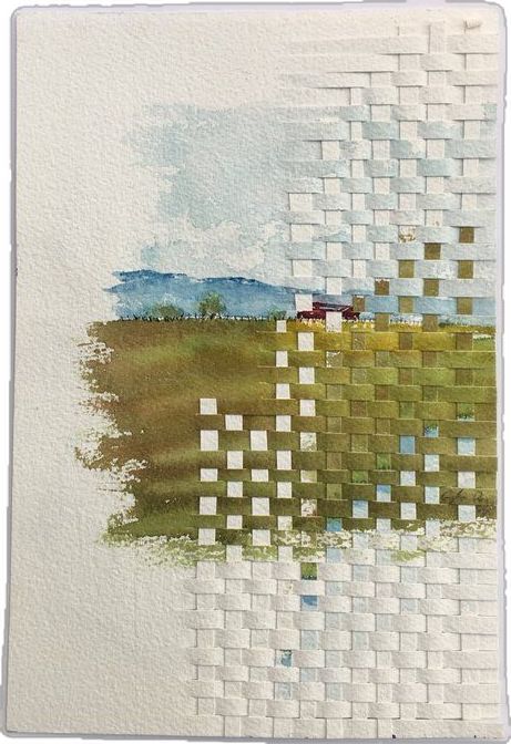 Plakat Design Inspiration, Arches Watercolor Paper, Artistic Pictures, Abstract Paper, Exhibit Design, Paper Weaving, Felt Craft, Art Idea, School Project