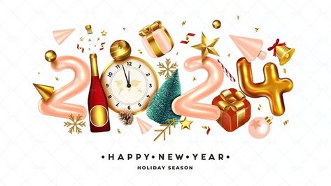 Happy New Year 2024 Banner - Graphics | Motion Array Happy New Year 2024 Creative Post, New Year Greetings 2024 Gif, Happy New Year 2024 Banner Background, Happy New Year 2024 Tarpaulin, Happy New Year Digital Stickers, 2024 Banner, Happy New Year 2024, Year 2024, Eve Parties