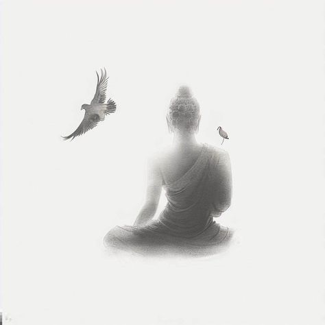 Lord Buddha Art, Buddha's Teachings, Buddha Art Drawing, Spiritual Images, Lord Buddha, Buddha Teachings, Gautama Buddha, Watercolor Logo, Best Background Images