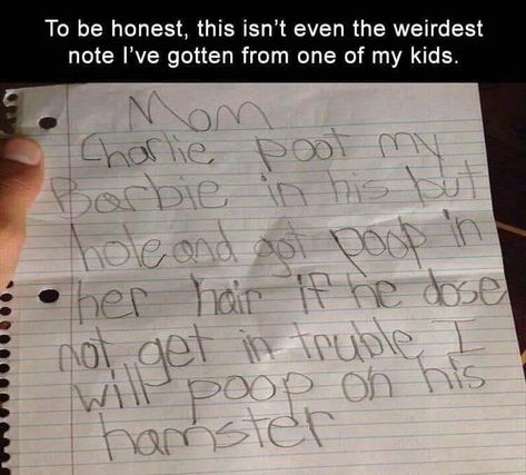 Funny Notes From Kids, Funny Kids Quotes, Kids Quotes, Kids Notes, Funny Quotes For Kids, Funny Pictures For Kids, Funny Jokes For Kids, Quotes Humor, Super Funny Quotes