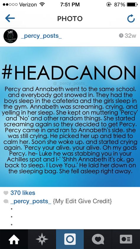 Best. Boyfriend. EVER!... But Luke wouldn't do something like that any more... Percabeth Headcanon Cute, Percabeth Nightmares Headcanon, Percabeth Cuddling Headcanon, Pjo Headcanons Percabeth School, Percabeth Headcanon Nightmare, Credit Card Debt Payoff, Credit Debt, Credit Card Debt, Percabeth Pregnant Headcanon