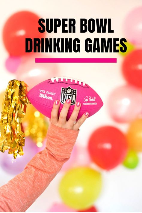 Superbowl Drinking Game, Super Bowl Drinking Games, Super Bowl Party Drinking Games, Super Bowl Drinking Game, Party Drinking Games, Super Bowl Drinks, Super Bowl Bingo, Football Trivia, Healthy Superbowl Appetizers