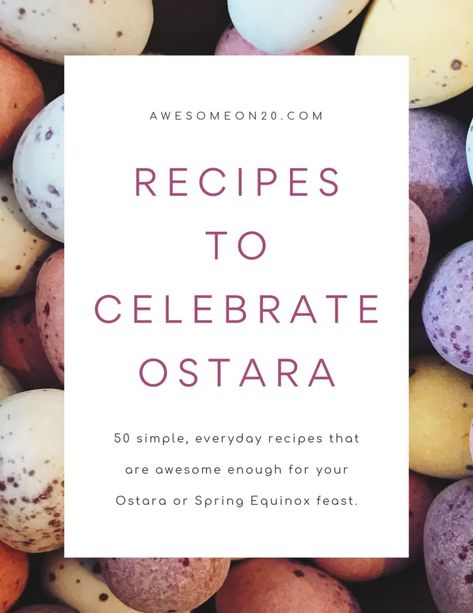 Whether you're celebrating Ostara, Spring Equinox, or even Passover or Easter, you can call in the energy of the season with a feast. I've got 50 simple, everyday recipes to celebrate Ostara that will invite fertility and abundance into your life. It's gonna be awesome. #ostararecipes #ostarafood #ostaracorrespondences #kitchenwitchcraft #kitchenmagick #witchcraft #ostara Spring Equinox Aesthetic, Equinox Aesthetic, He Is Risen Craft, Celebrate Ostara, Ostara Ritual, Wicca Holidays, Passion Fruit Margarita, Passion Fruit Curd, Kitchen Witch Recipes